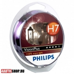  Philips VisionPlus Галогенная автомобильная лампа H7 55W (2шт.)